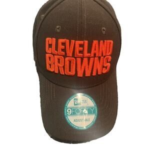 Cleveland Browns New Era 9Forty Adjustable Hat Cap NFL Brown Orange - NEW! Nice!